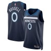 NBA Minnesota Timberwolves Trikot D Angelo Russell Nike 2022-23 Icon Edition Navy Swingman - Herren